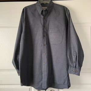 AKA Eddie Bauer men’s long sleeve button down shirt.  Size medium.  100% cotton